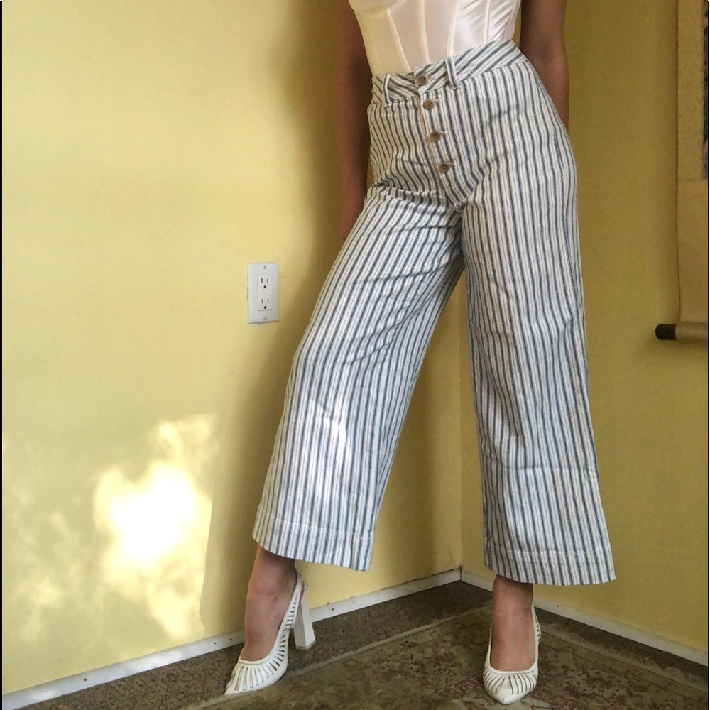 High rise Madewell Wide Leg culottes